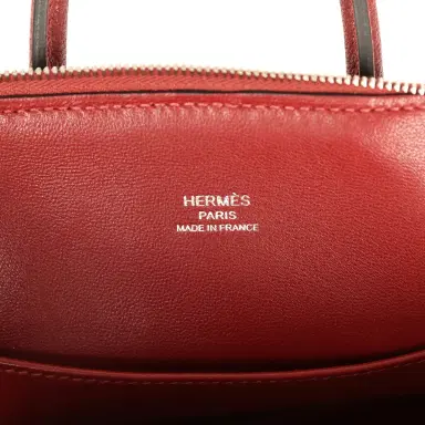 HERMÈS Hermes 1923 Bolide Mini Rouge H Chevre Palladium Hardware | Thumbnail 8 HERMÈS Hermes 1923 Bolide Mini Rouge H Chevre Palladium Hardware | Thumbnail 8