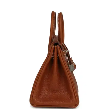 HERMÈS Hermes Birkin 25 Fauve Barenia Faubourg Palladium Hardware | Thumbnail 3 HERMÈS Hermes Birkin 25 Fauve Barenia Faubourg Palladium Hardware | Thumbnail 3