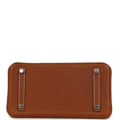 HERMÈS Hermes Birkin 25 Fauve Barenia Faubourg Palladium Hardware | Thumbnail 6 HERMÈS Hermes Birkin 25 Fauve Barenia Faubourg Palladium Hardware | Thumbnail 6