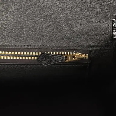 HERMÈS Hermes Birkin 30 Black Shiny Crocodile Niloticus Gold Hardware | Thumbnail 9 HERMÈS Hermes Birkin 30 Black Shiny Crocodile Niloticus Gold Hardware | Thumbnail 9