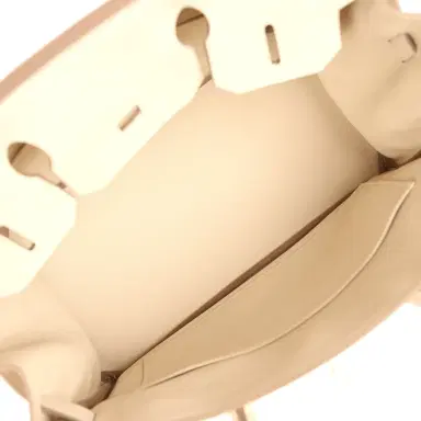 HERMÈS Hermes Birkin 30 Craie Togo Palladium Hardware | Thumbnail 8 HERMÈS Hermes Birkin 30 Craie Togo Palladium Hardware | Thumbnail 8