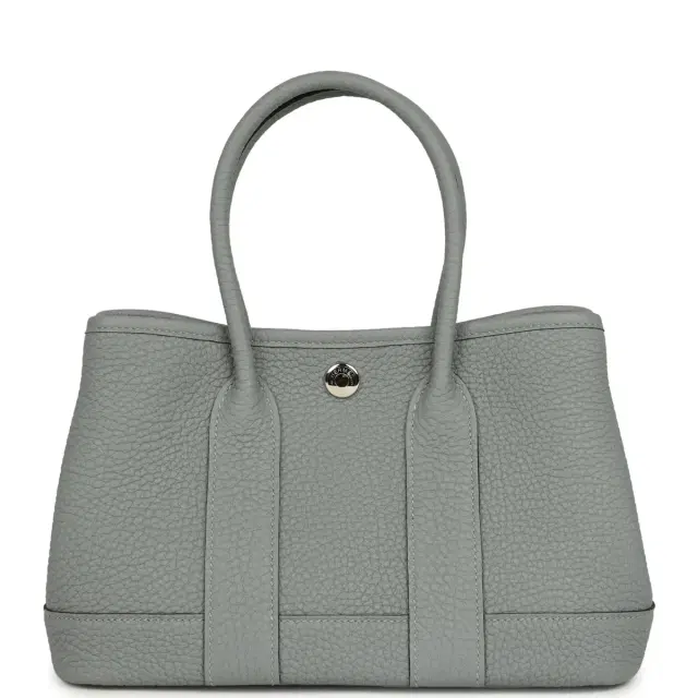 hermes Hermes Garden Party Neo 23 Gris Pantin Negonda Palladium Hardware