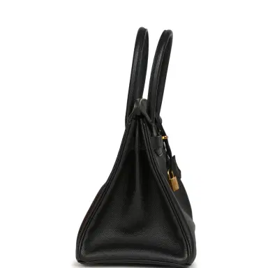 HERMÈS Pre-owned Hermes Birkin 30 Black Epsom Gold Hardware | Thumbnail 3 HERMÈS Pre-owned Hermes Birkin 30 Black Epsom Gold Hardware | Thumbnail 3