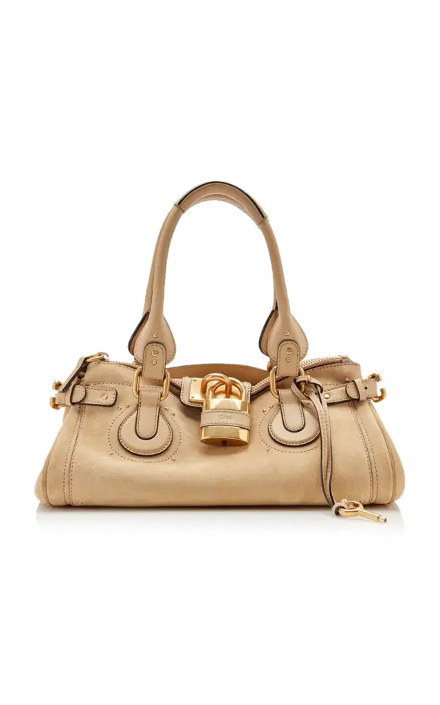 Chloé Paddington Suede Shoulder Bag
