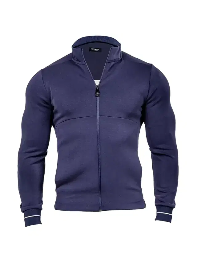 Maceoo Men's Marthyr Zipper Jacket - Blue