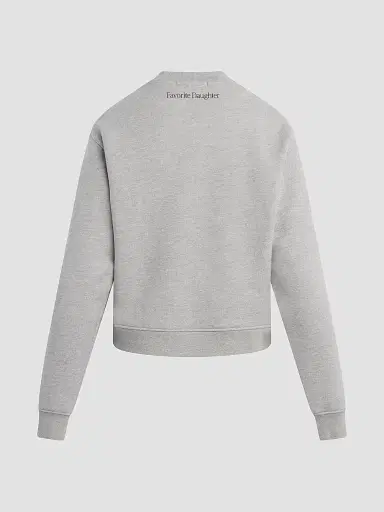 Favorite Daughter Women's The Mom Of The Year Varsity Sweatshirt - Heather Grey - Size XS | Thumbnail 3