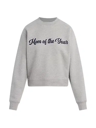 Favorite Daughter Women's The Mom Of The Year Varsity Sweatshirt - Heather Grey - Size XS | Thumbnail 1