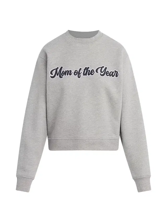 Favorite Daughter Women's The Mom Of The Year Varsity Sweatshirt - Heather Grey
