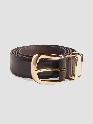 Favorite Daughter Women's The Jordan Leather Belt - Dark Brown Gold - Size XL | Thumbnail 3 Favorite Daughter Women's The Jordan Leather Belt - Dark Brown Gold - Size XL | Thumbnail 3