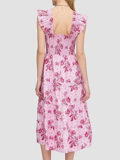 Hill House Home Women's The Ellie Nap Dress - Pink Delft Bouquet - Size XXXXL | Thumbnail 3