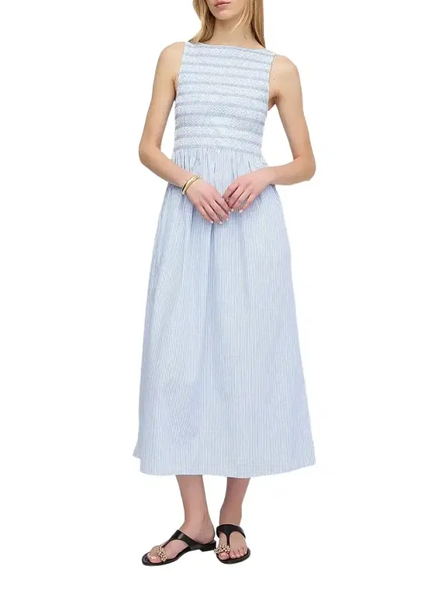 Women's The Cosima Nap Dress - Blue White Stripe