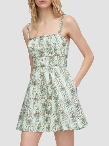 Hill House Home Women's The Margot Mini Dress - Sundial Stripe - Size XXL | Thumbnail 2