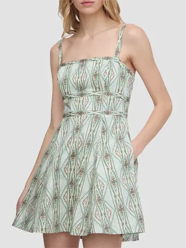 Hill House Home Women's The Margot Mini Dress - Sundial Stripe - Size XXL | Thumbnail 3