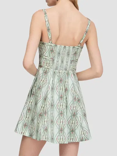Hill House Home Women's The Margot Mini Dress - Sundial Stripe - Size XXL | Thumbnail 4