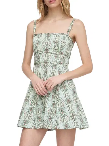 Hill House Home Women's The Margot Mini Dress - Sundial Stripe - Size XXL | Thumbnail 1