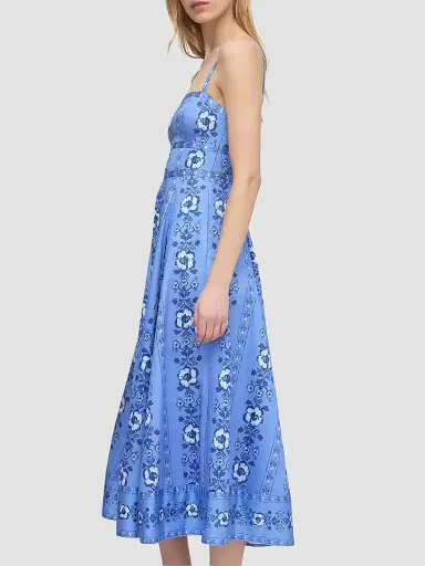 Hill House Home Women's The Margot Dress - Blue Arcadia Border - Size XXL | Thumbnail 2