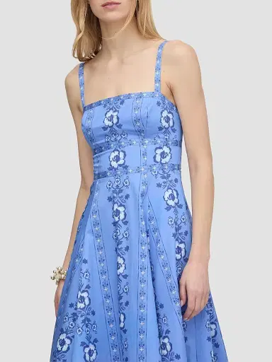 Hill House Home Women's The Margot Dress - Blue Arcadia Border - Size XXL | Thumbnail 4