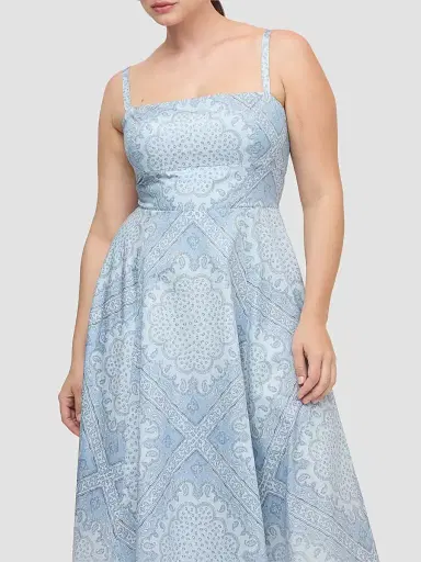 Hill House Home Women's The Margot Dress - Dusty Blue Paisley Scarf - Size XXL | Thumbnail 7 Hill House Home Women's The Margot Dress - Dusty Blue Paisley Scarf - Size XXL | Thumbnail 7
