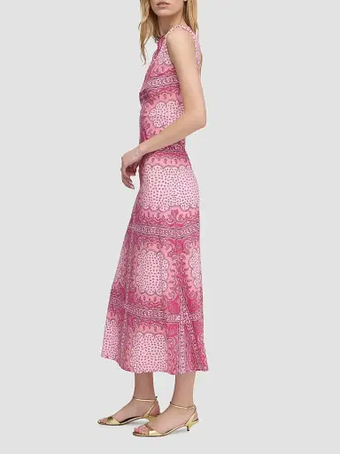 Hill House Home Women's The Sloane Dress - Berry Paisley Scarf - Size XL | Thumbnail 2 Hill House Home Women's The Sloane Dress - Berry Paisley Scarf - Size XL | Thumbnail 2