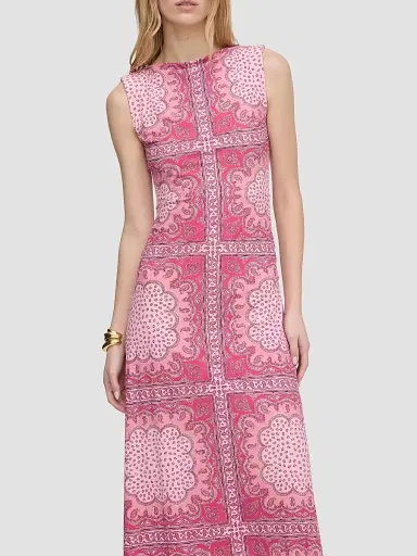 Hill House Home Women's The Sloane Dress - Berry Paisley Scarf - Size XL | Thumbnail 4 Hill House Home Women's The Sloane Dress - Berry Paisley Scarf - Size XL | Thumbnail 4