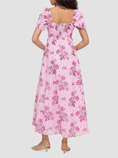 Hill House Home Women's The Matilda Dress - Pink Delft Bouquet - Size XXL | Thumbnail 3 Hill House Home Women's The Matilda Dress - Pink Delft Bouquet - Size XXL | Thumbnail 3