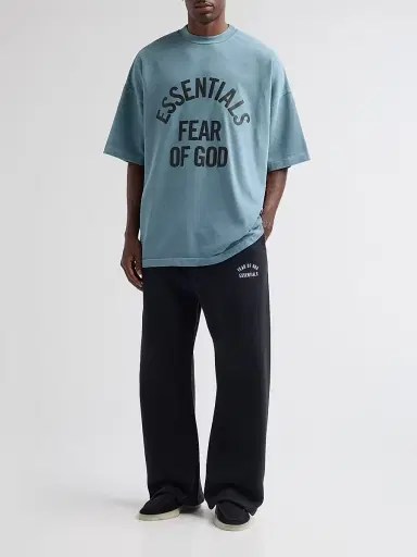Fear of God Essentials Men's Campus '90s Cotton Crewneck T-Shirt | Thumbnail 2 Fear of God Essentials Men's Campus '90s Cotton Crewneck T-Shirt | Thumbnail 2