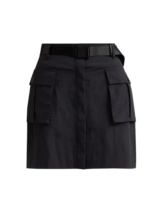 L'AGENCE Women's Norene Windbreaker Miniskirt - Black