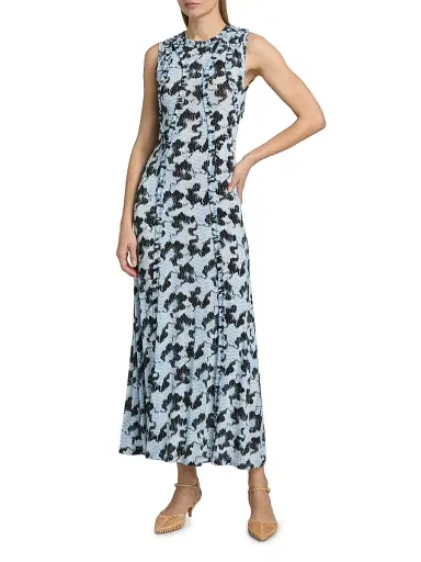 Ulla Johnson Women's Isabelle Abstract Jersey Dress | Thumbnail 3 Ulla Johnson Women's Isabelle Abstract Jersey Dress | Thumbnail 3