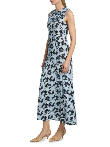 Ulla Johnson Women's Isabelle Abstract Jersey Dress | Thumbnail 4 Ulla Johnson Women's Isabelle Abstract Jersey Dress | Thumbnail 4