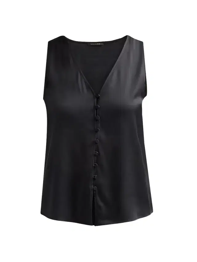 Kobi Halperin Women's Colette Silk-Blend Sleeveless Blouse - Black