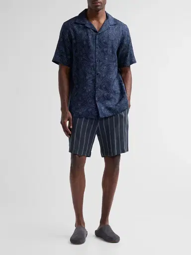 Saks Fifth Avenue Men's COLLECTION Flower Cotton Camp Shirt | Thumbnail 2 Saks Fifth Avenue Men's COLLECTION Flower Cotton Camp Shirt | Thumbnail 2