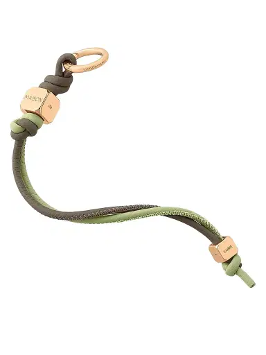 MAISON de SABRÉ Women's Leather Wristlet Charm - Cashmere Matcha | Thumbnail 1 MAISON de SABRÉ Women's Leather Wristlet Charm - Cashmere Matcha | Thumbnail 1