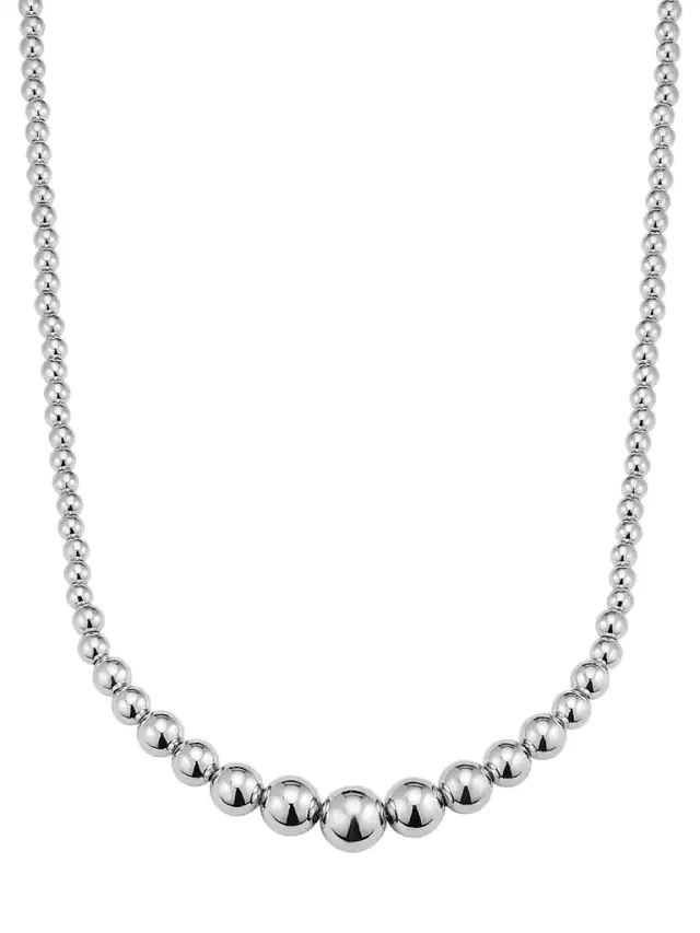 Women's Belle of the Ball Necklace in Sterling Silver - Silver