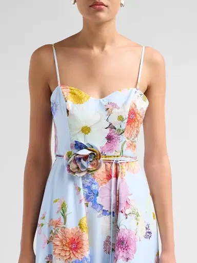 As It May Women's Eirene Floral Tie-Waist Maxi Dress | Thumbnail 5 As It May Women's Eirene Floral Tie-Waist Maxi Dress | Thumbnail 5