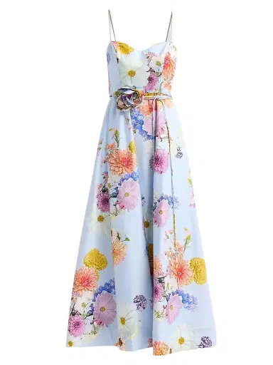 As It May Women's Eirene Floral Tie-Waist Maxi Dress | Thumbnail 1 As It May Women's Eirene Floral Tie-Waist Maxi Dress | Thumbnail 1