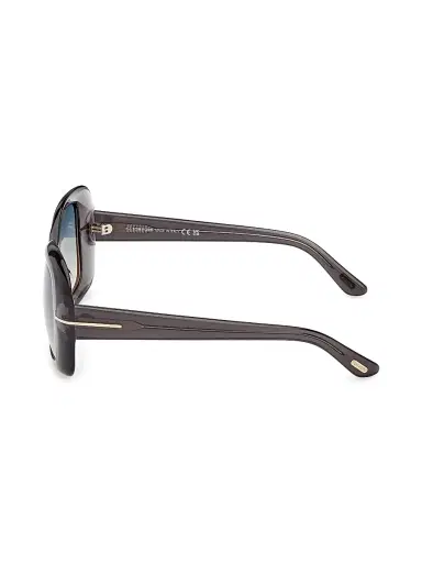 Tom Ford Women's Sandra-02 52MM Square Sunglasses - Grey Turquoise | Thumbnail 3 Tom Ford Women's Sandra-02 52MM Square Sunglasses - Grey Turquoise | Thumbnail 3