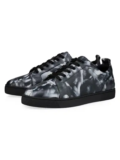 Christian Louboutin Men's Louis Jr Canopy Low-Top Sneakers | Thumbnail 2 Christian Louboutin Men's Louis Jr Canopy Low-Top Sneakers | Thumbnail 2