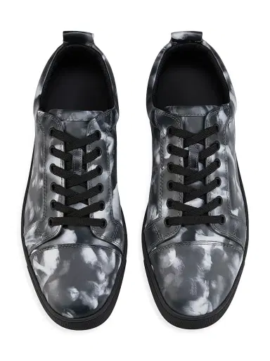 Christian Louboutin Men's Louis Jr Canopy Low-Top Sneakers | Thumbnail 4 Christian Louboutin Men's Louis Jr Canopy Low-Top Sneakers | Thumbnail 4