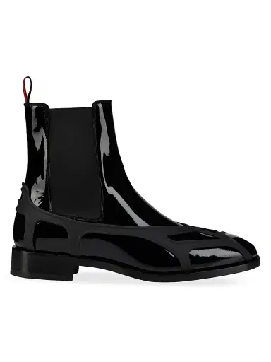 Christian Louboutin Men's Chelsea Gorp Boots - Black - Size 13.5 | Thumbnail 1