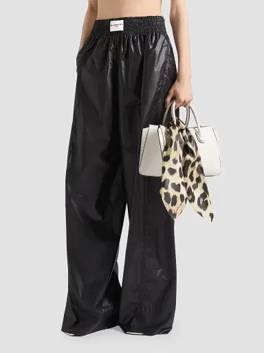 Givenchy Women's Cocoon Elastic-Waist Pants in Technical Poplin | Thumbnail 3 Givenchy Women's Cocoon Elastic-Waist Pants in Technical Poplin | Thumbnail 3