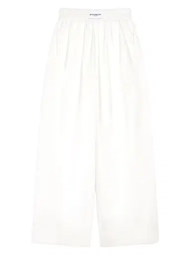 Givenchy Women's Cocoon Elastic-Waist Pants in Cotton | Thumbnail 1