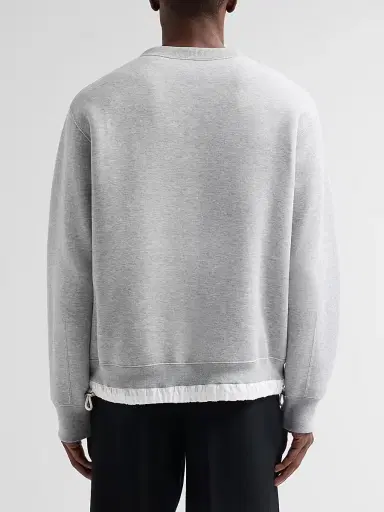 Sacai Men's Sponge Crewneck Sweatshirt | Thumbnail 3 Sacai Men's Sponge Crewneck Sweatshirt | Thumbnail 3