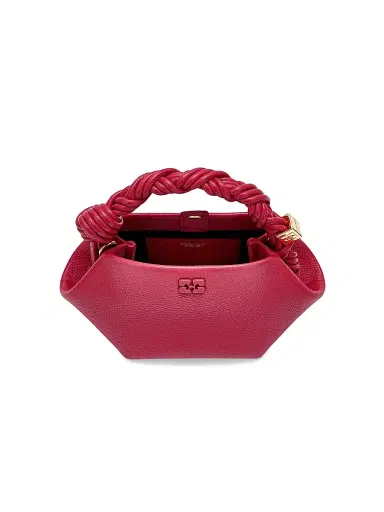 Ganni Women's Bou Mini Top Handle Bag - Dark Red | Thumbnail 3