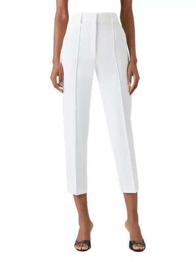 Akris punto Women's Jersey Ferry Pants - Cream - Size 14 | Thumbnail 1