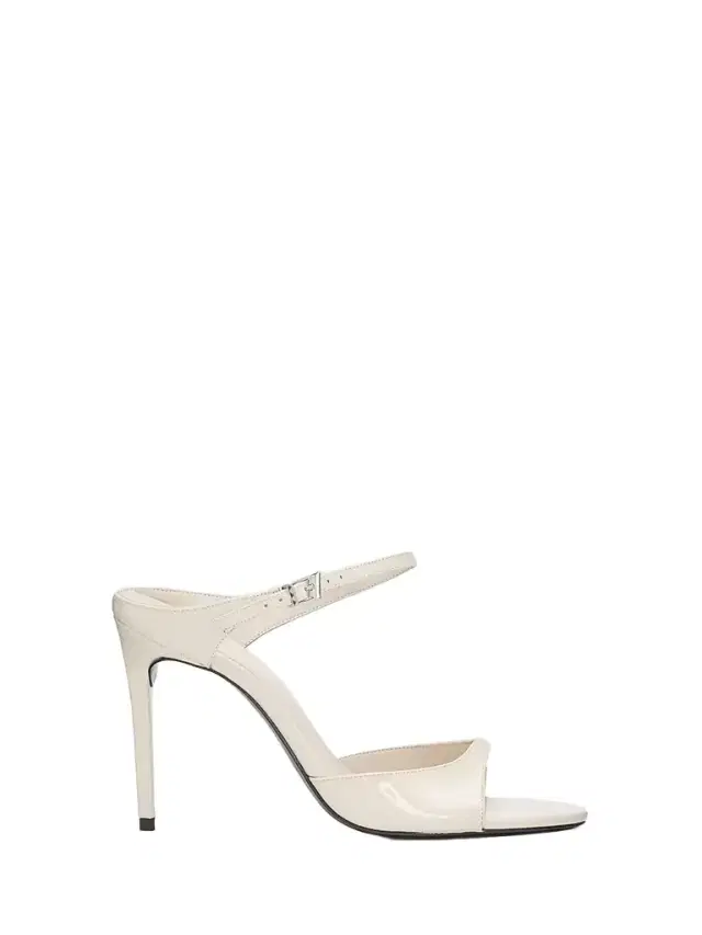 Schutz Women's Lyra 100MM Patent Leather Slip-On Sandals - Sugar White