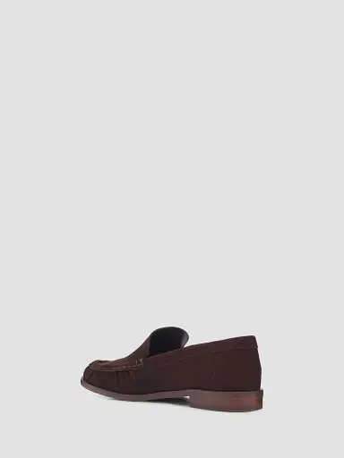Schutz Women's Tyla Moc Toe Suede Loafers - Maplewood | Thumbnail 4 Schutz Women's Tyla Moc Toe Suede Loafers - Maplewood | Thumbnail 4