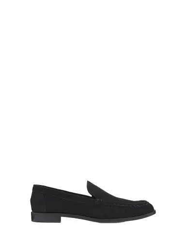 Schutz Women's Tyla Moc Toe Suede Loafers - Black | Thumbnail 1 Schutz Women's Tyla Moc Toe Suede Loafers - Black | Thumbnail 1
