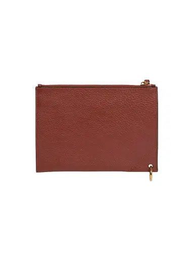 Chloé Women's Grained Leather Pouch - Clay Brown | Thumbnail 3 Chloé Women's Grained Leather Pouch - Clay Brown | Thumbnail 3