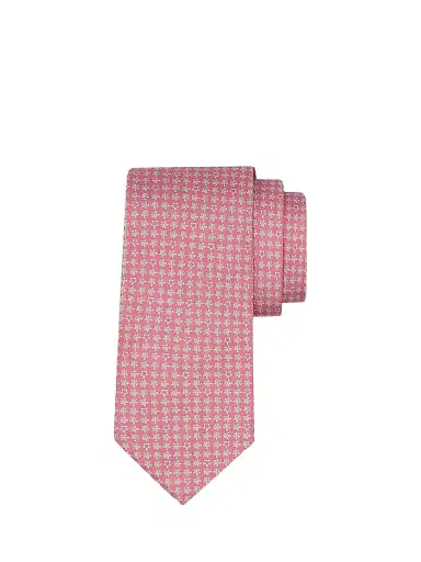 Ferragamo Men's Turtles Print Silk Tie - Rosa | Thumbnail 1