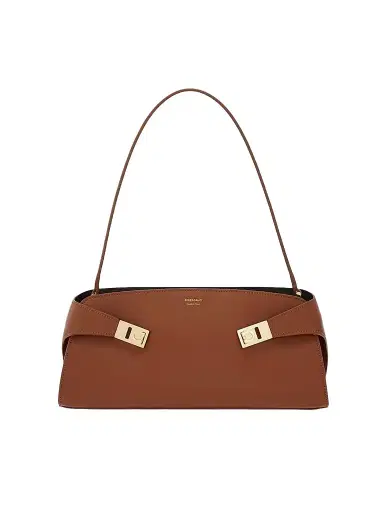 Ferragamo Women's East-West Hug Leather Shoulder Bag | Thumbnail 1 Ferragamo Women's East-West Hug Leather Shoulder Bag | Thumbnail 1